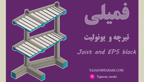 1: فمیلی تیرچه و یونولیت_Joist with EPS Block